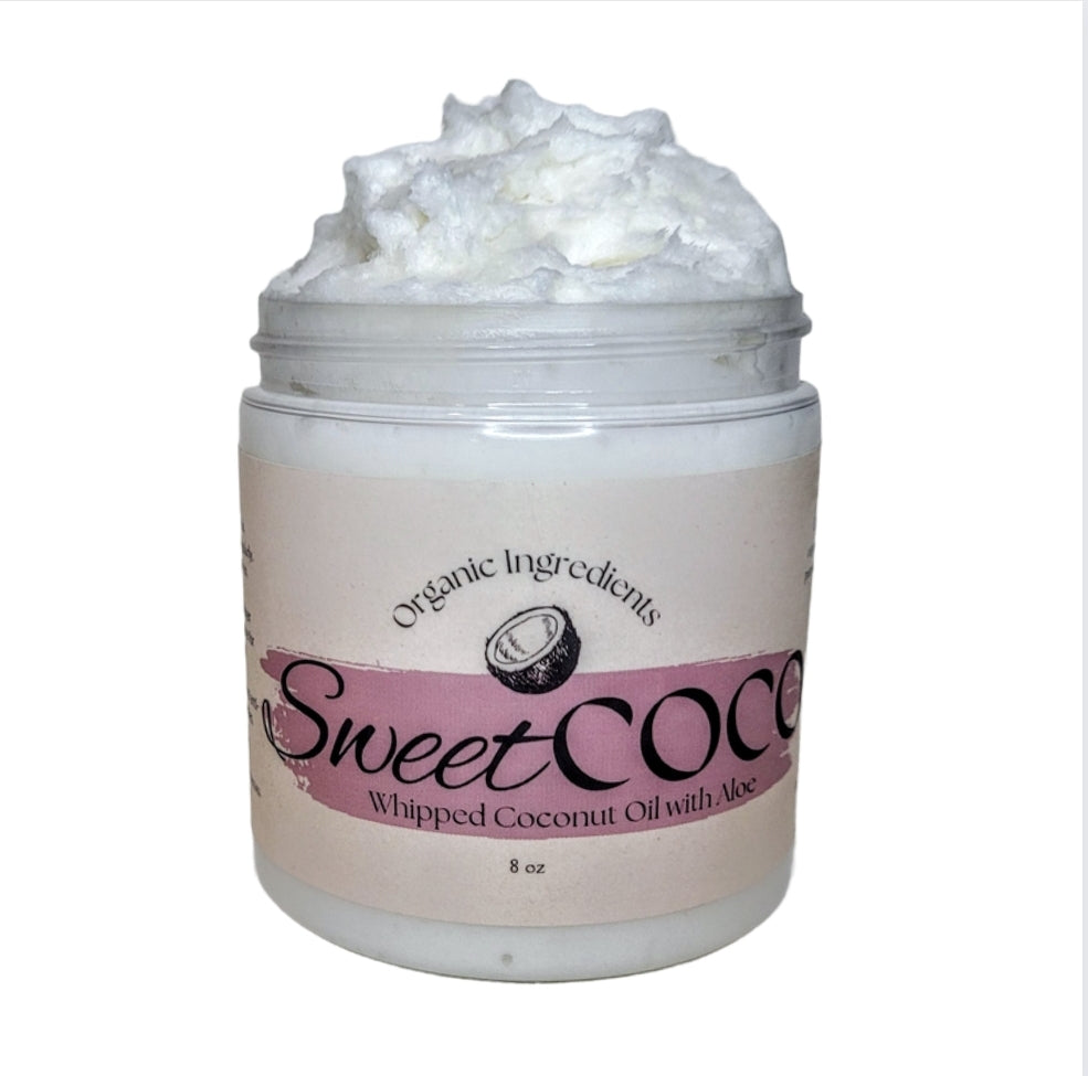 SweetCoco Whipped Coconut Oil with Aloe