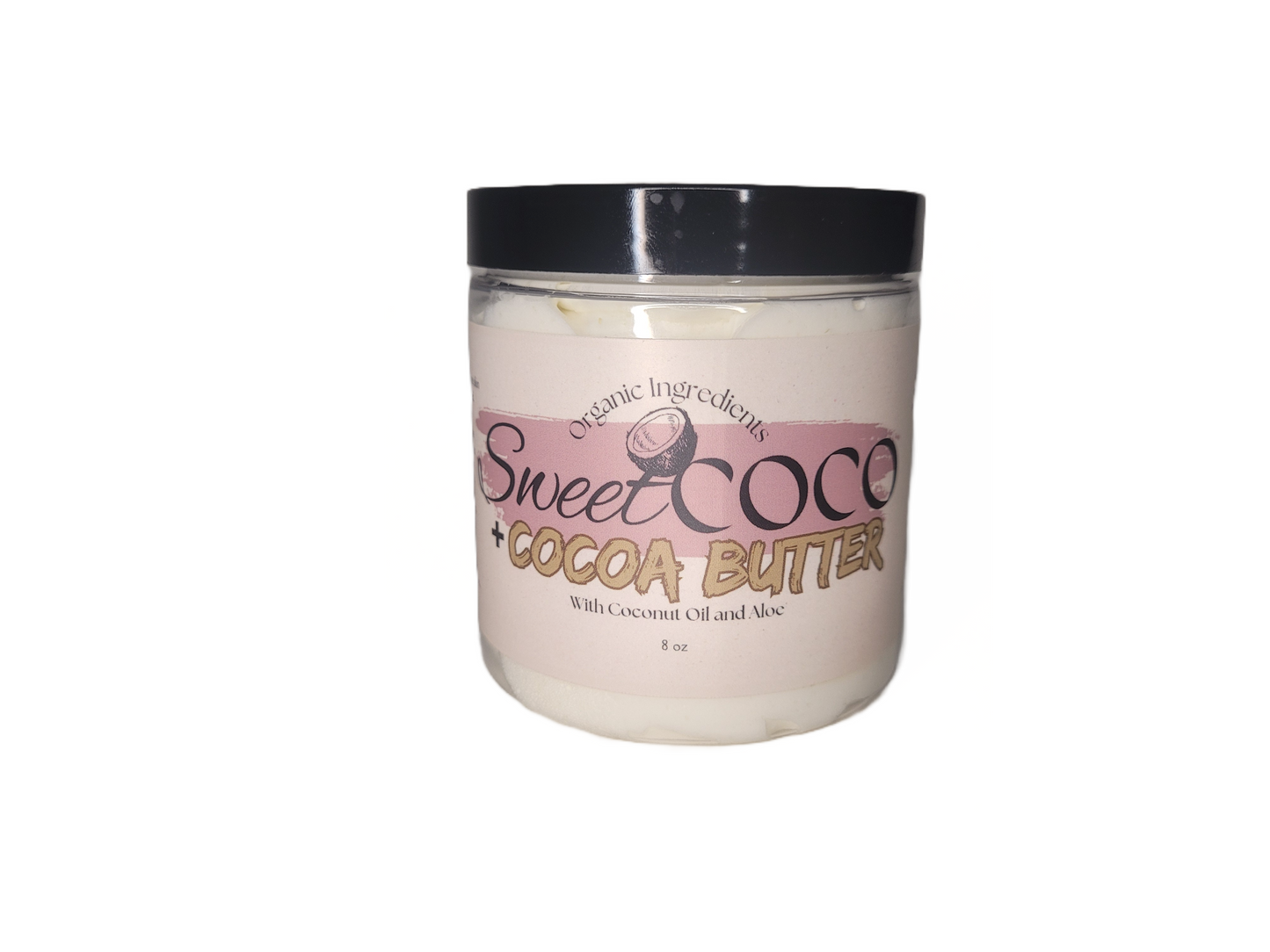 SweetCoco Whipped Coconut Oil + Cocoa Butter with Aloe