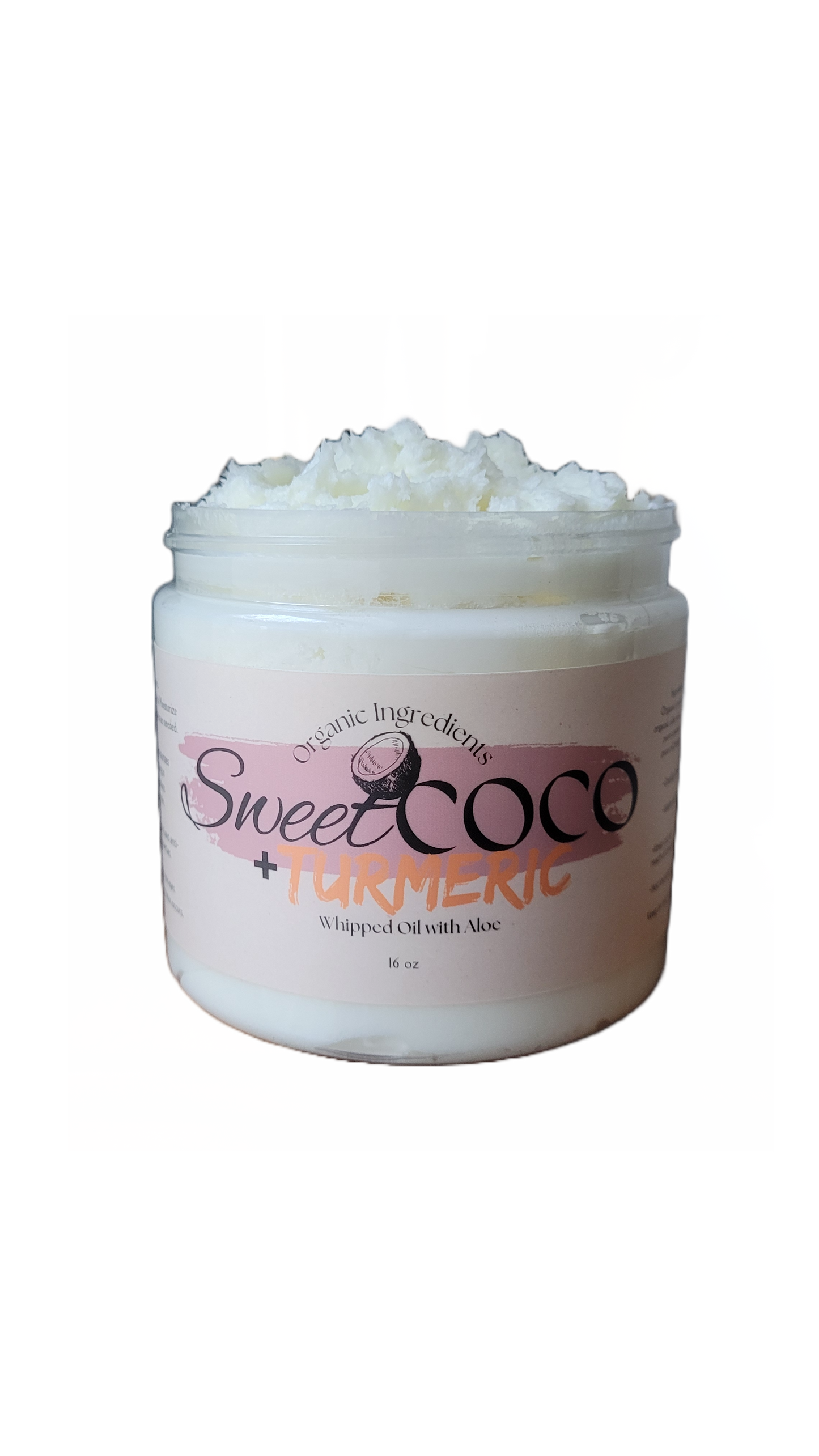 SweetCoco Whipped Coconut Oil + Tumeric with Aloe