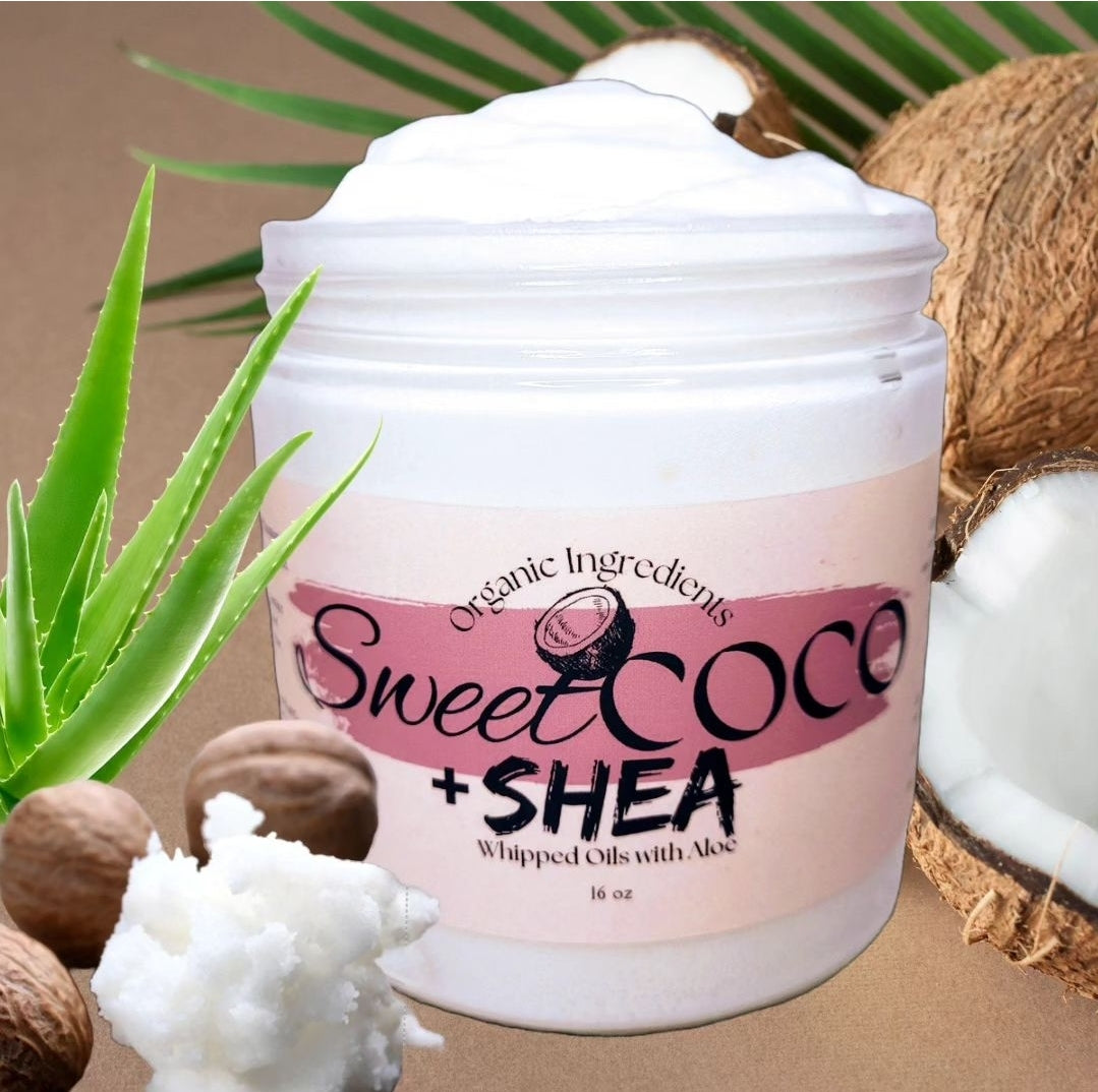 SweetCoco Whipped Coconut Oil + Shea with Aloe