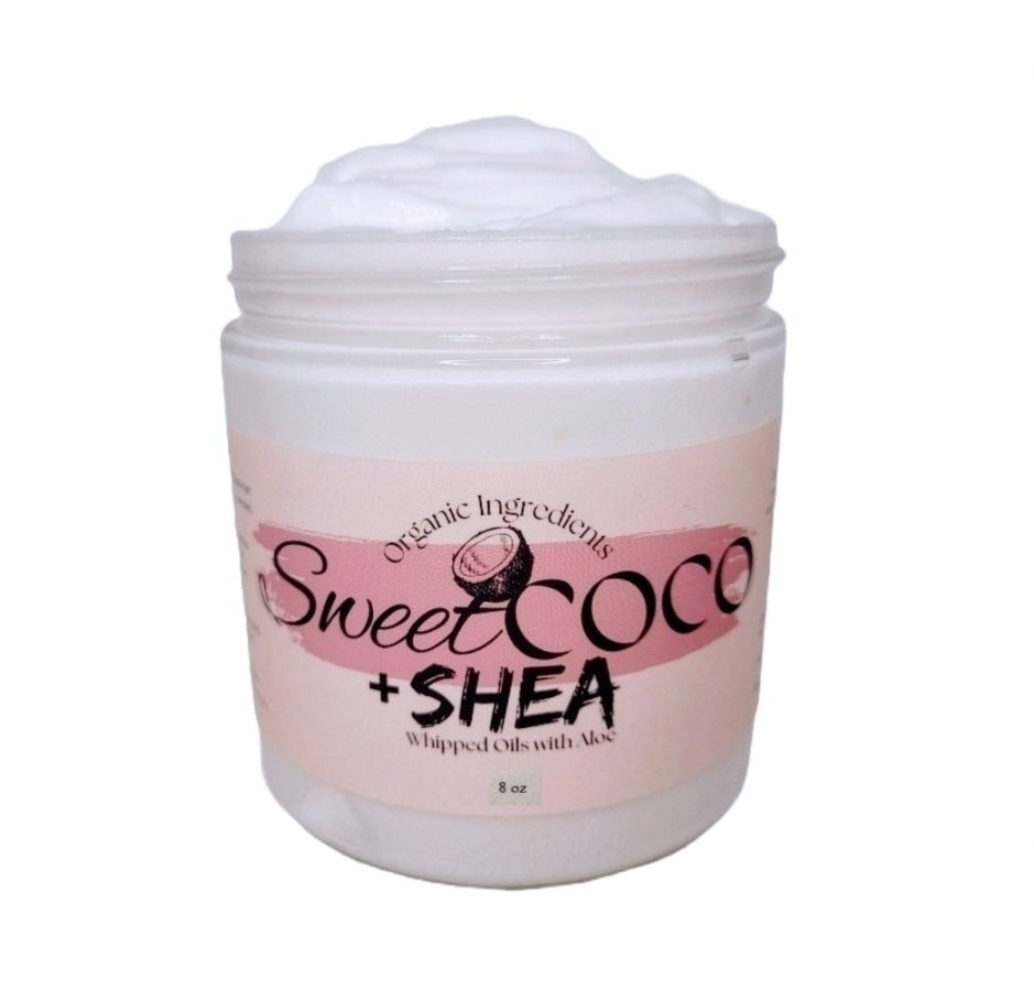 SweetCoco Whipped Coconut Oil + Shea with Aloe