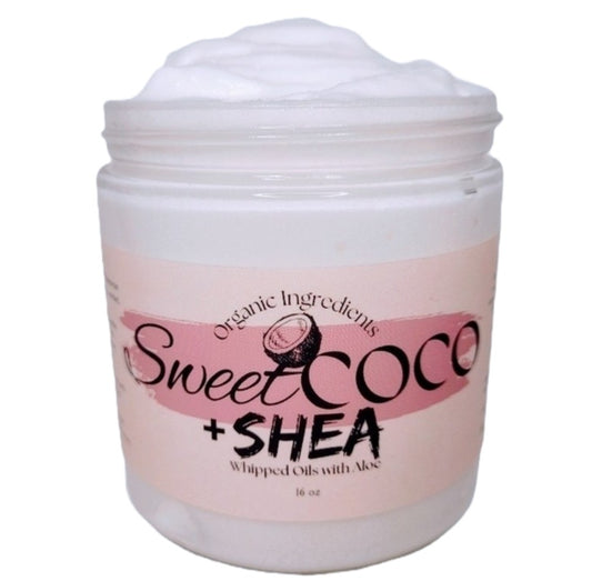 SweetCoco Whipped Coconut Oil + Shea with Aloe