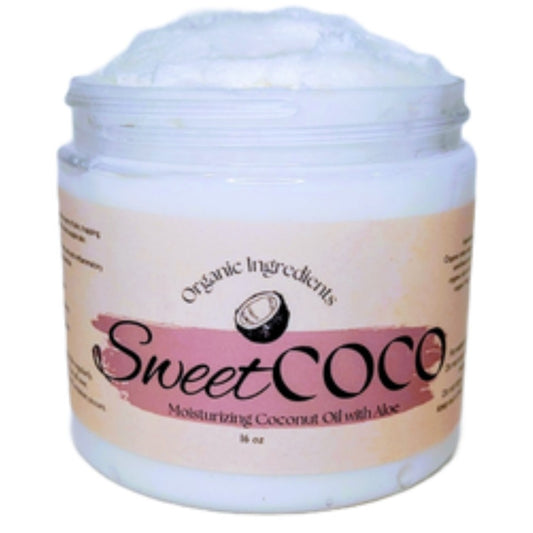 SweetCoco Whipped Coconut Oil with Aloe